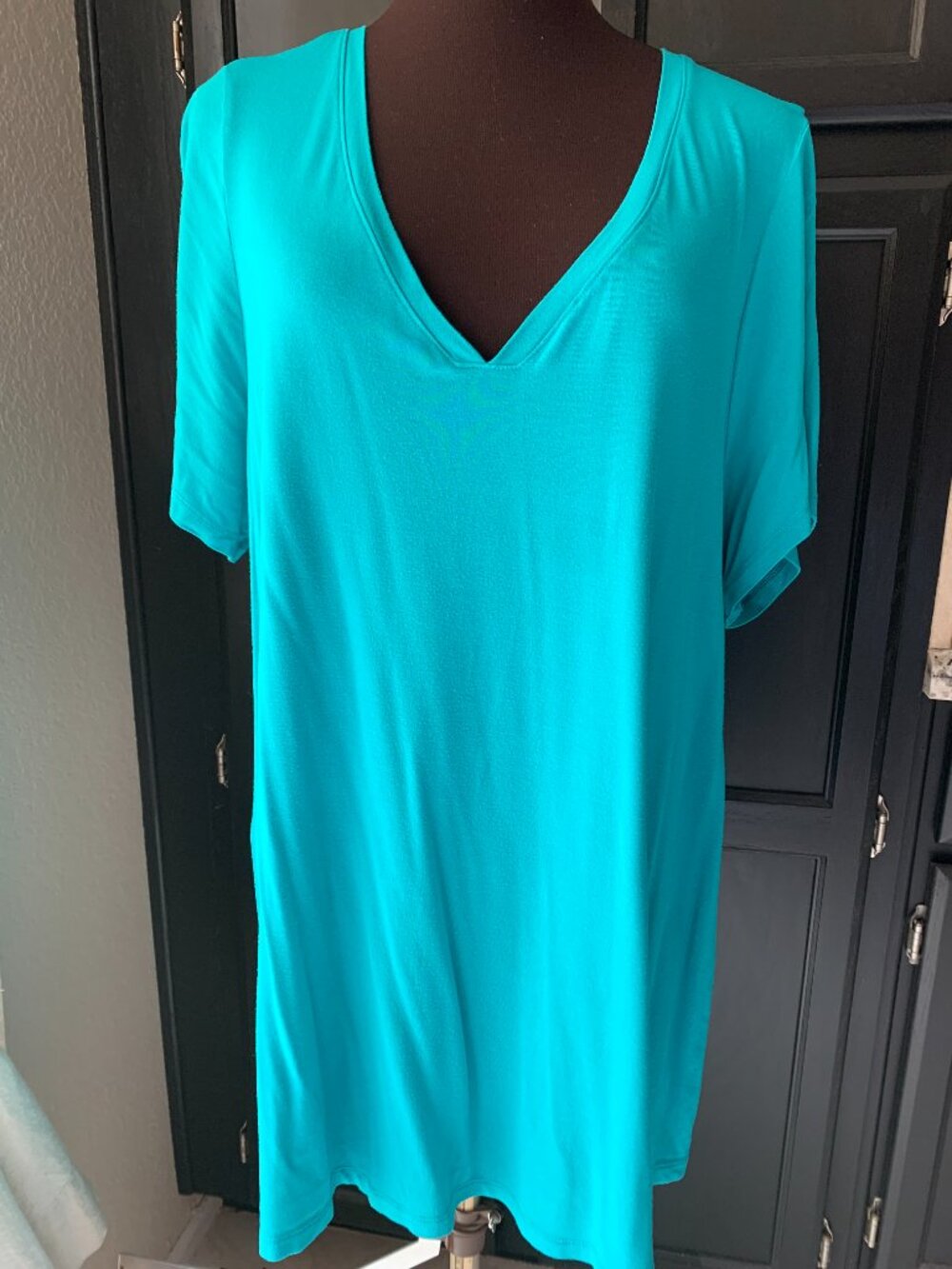 Lane Bryant Swing Tee Light Teal 18/20